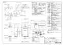 ノーリツ GT-C2072SAW BL 13A 取扱説明書 施工説明書 納入仕様図 高効率ガスふろ給湯器 シンプル オート 屋外壁掛形 20号 納入仕様図1